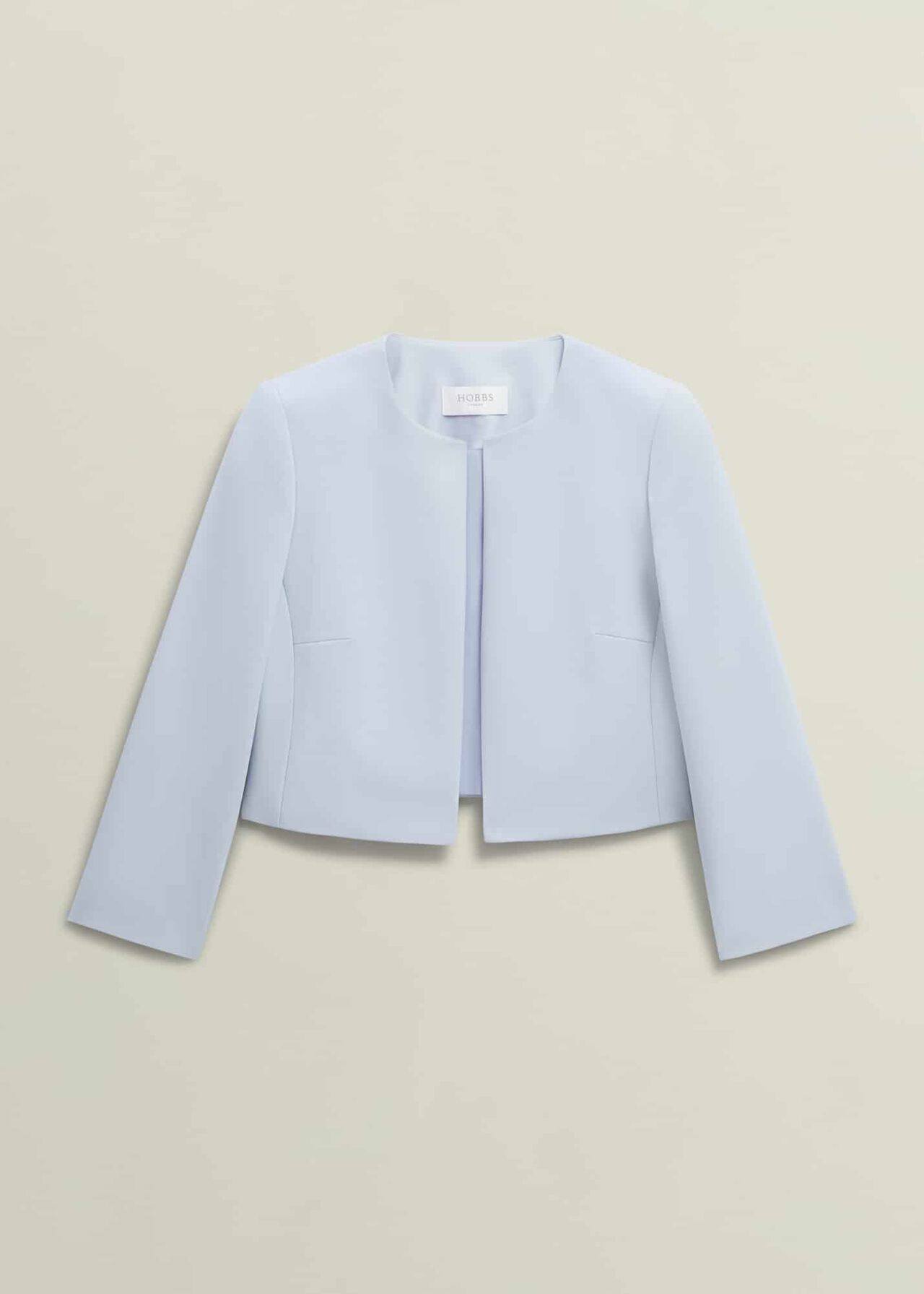 Elize Crepe Jacket, Pale Blue, hi-res