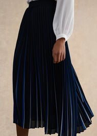 Petite Vida Skirt, Navy Blue, hi-res