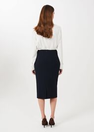 Beatrix Pencil Skirt, Navy, hi-res