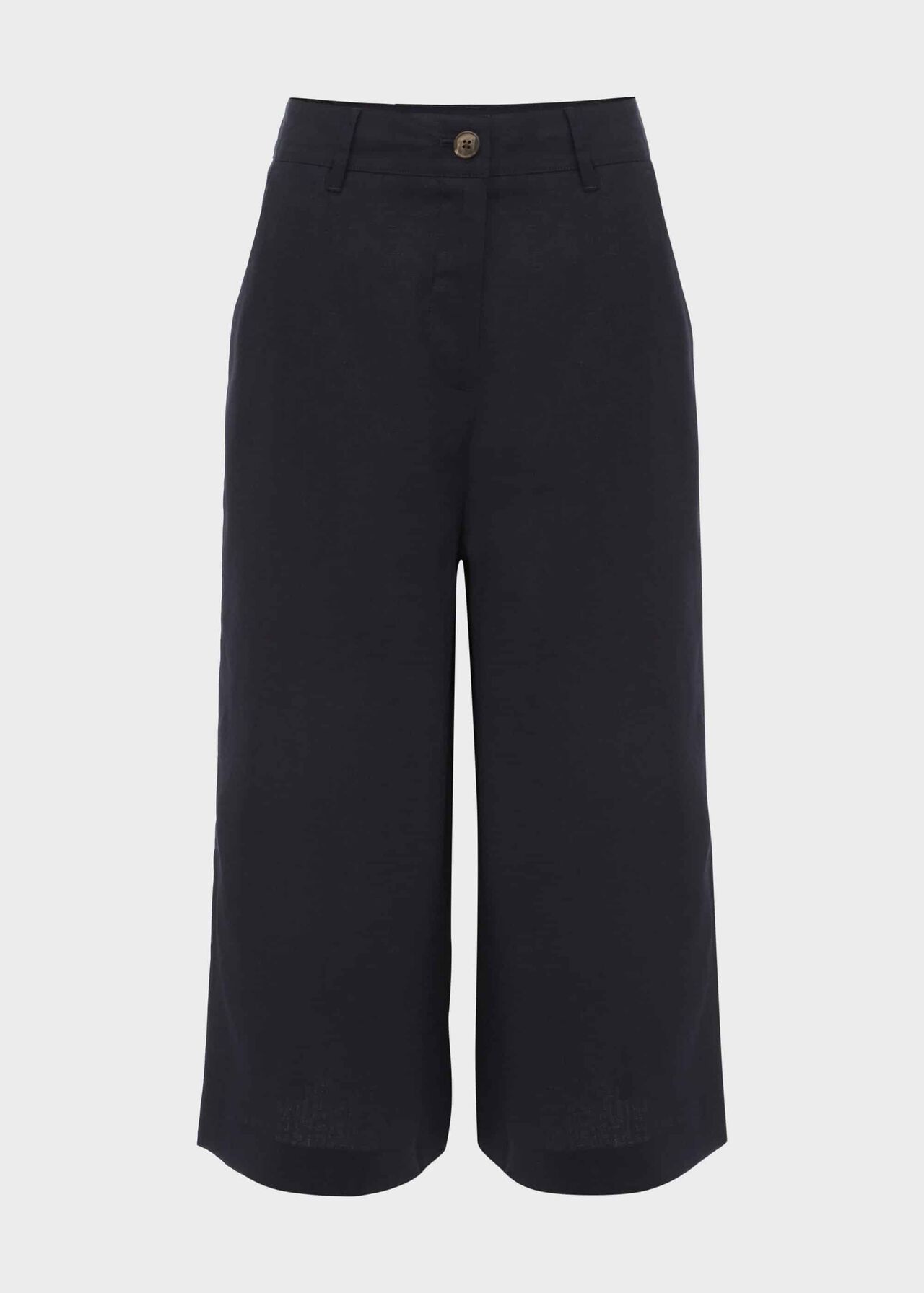 Toni Linen Culotte, Navy, hi-res