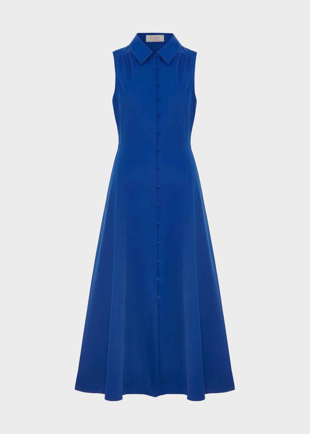Cathleen Dress With Cotton, Lapis Blue, hi-res