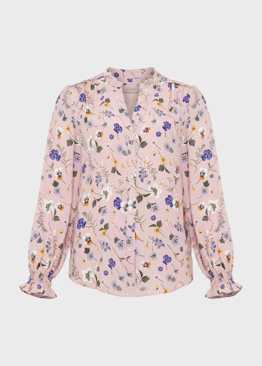 Sutton Floral Blouse , Pink Multi, hi-res