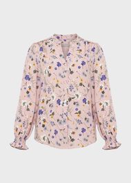 Sutton Floral Blouse , Pink Multi, hi-res