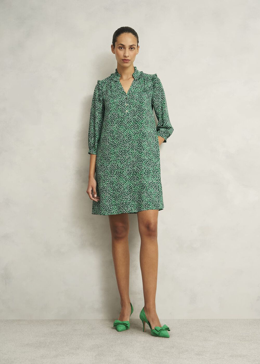 Laurel Dress, Cilantro Green, hi-res