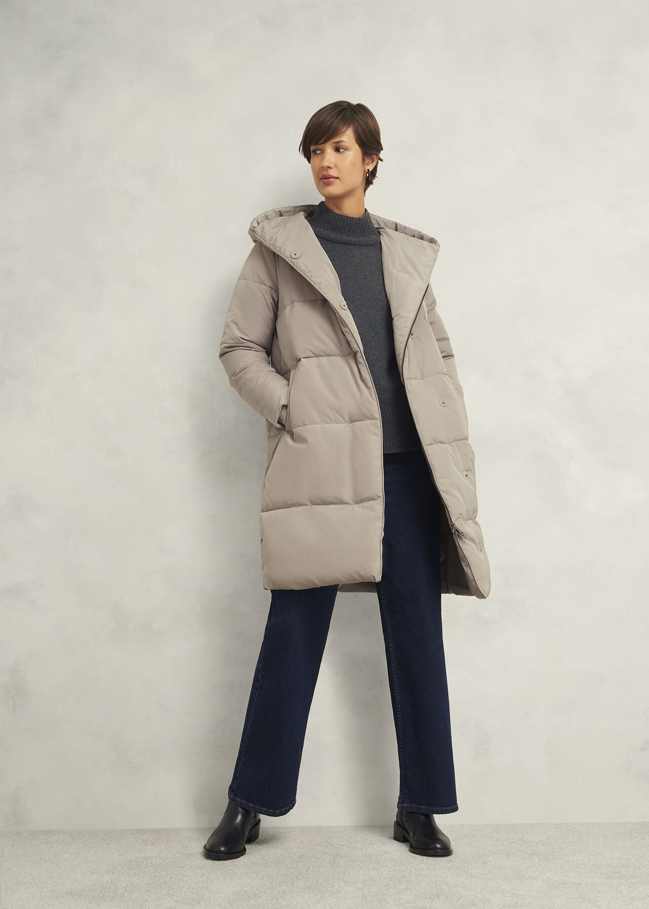 Darla Puffer, Buff Grey, hi-res