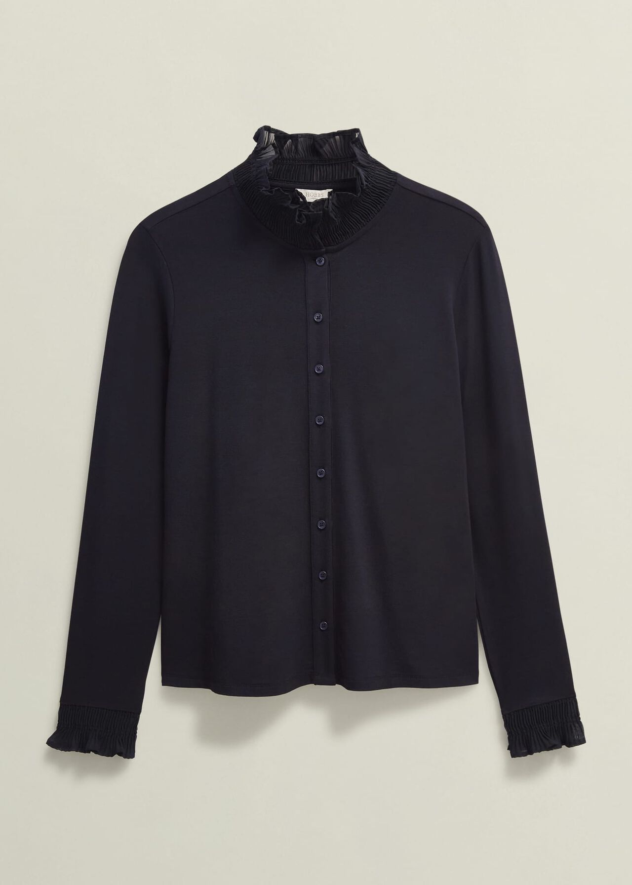 Sera Frill Top, Hobbs Navy, hi-res