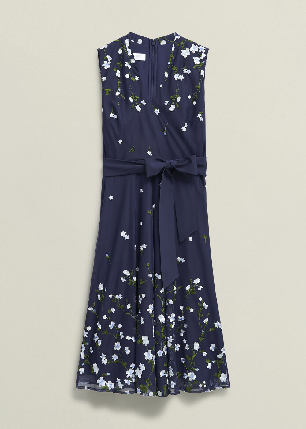 Petite Aria Dress, Midnight Blue, hi-res