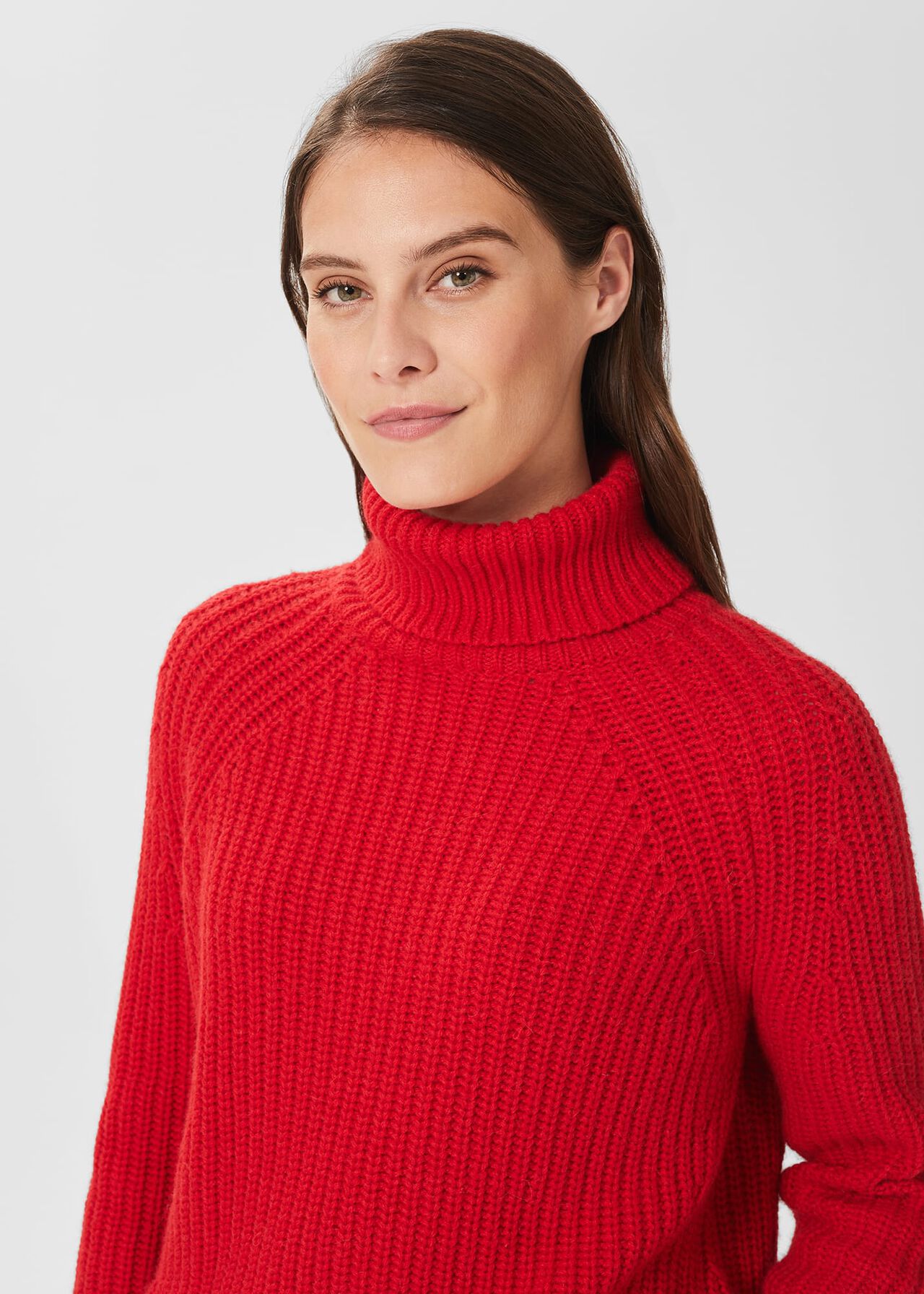 Aurelia Jumper with Alpaca, Crimson Red, hi-res