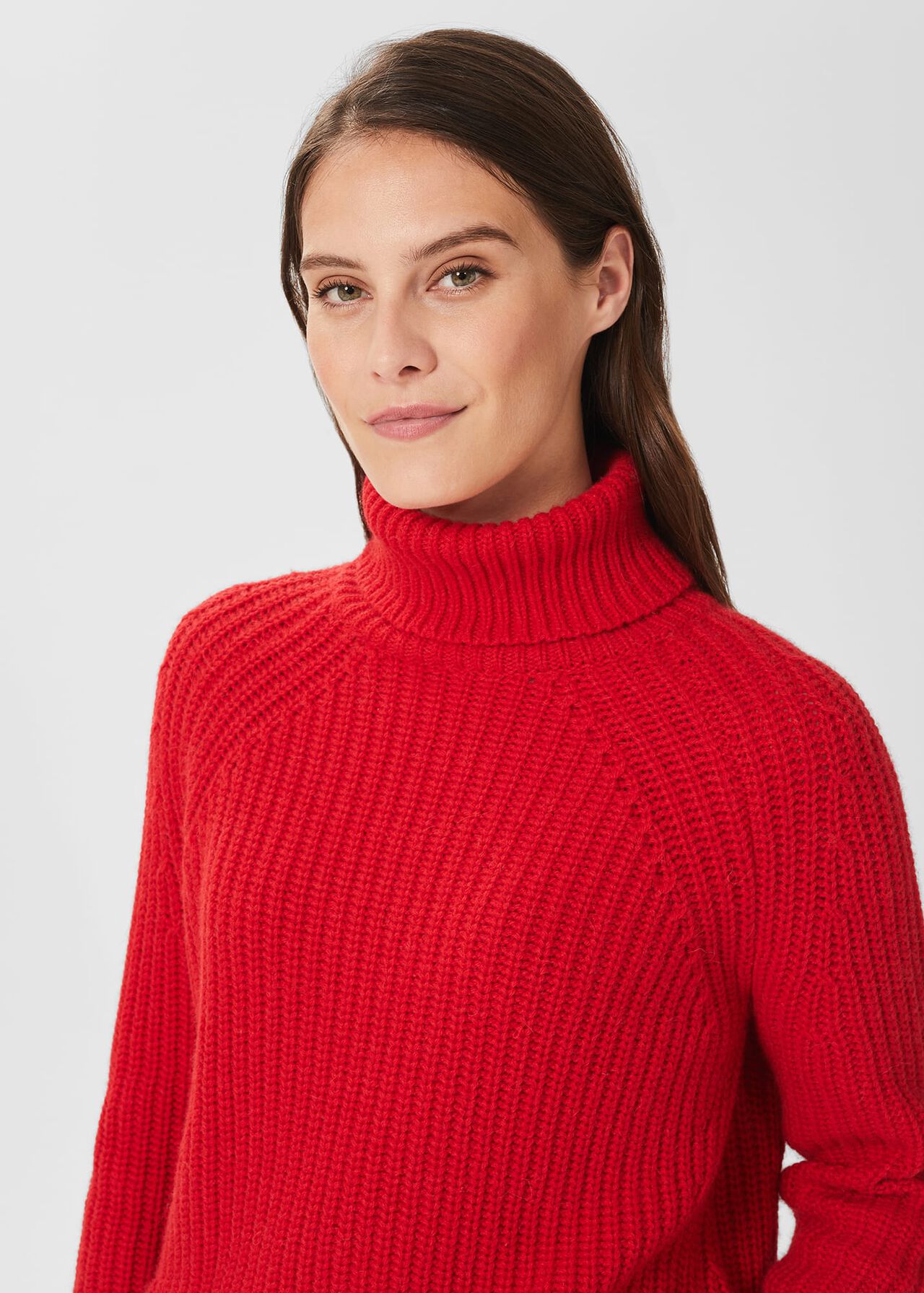 Aurelia Jumper with Alpaca, Crimson Red, hi-res