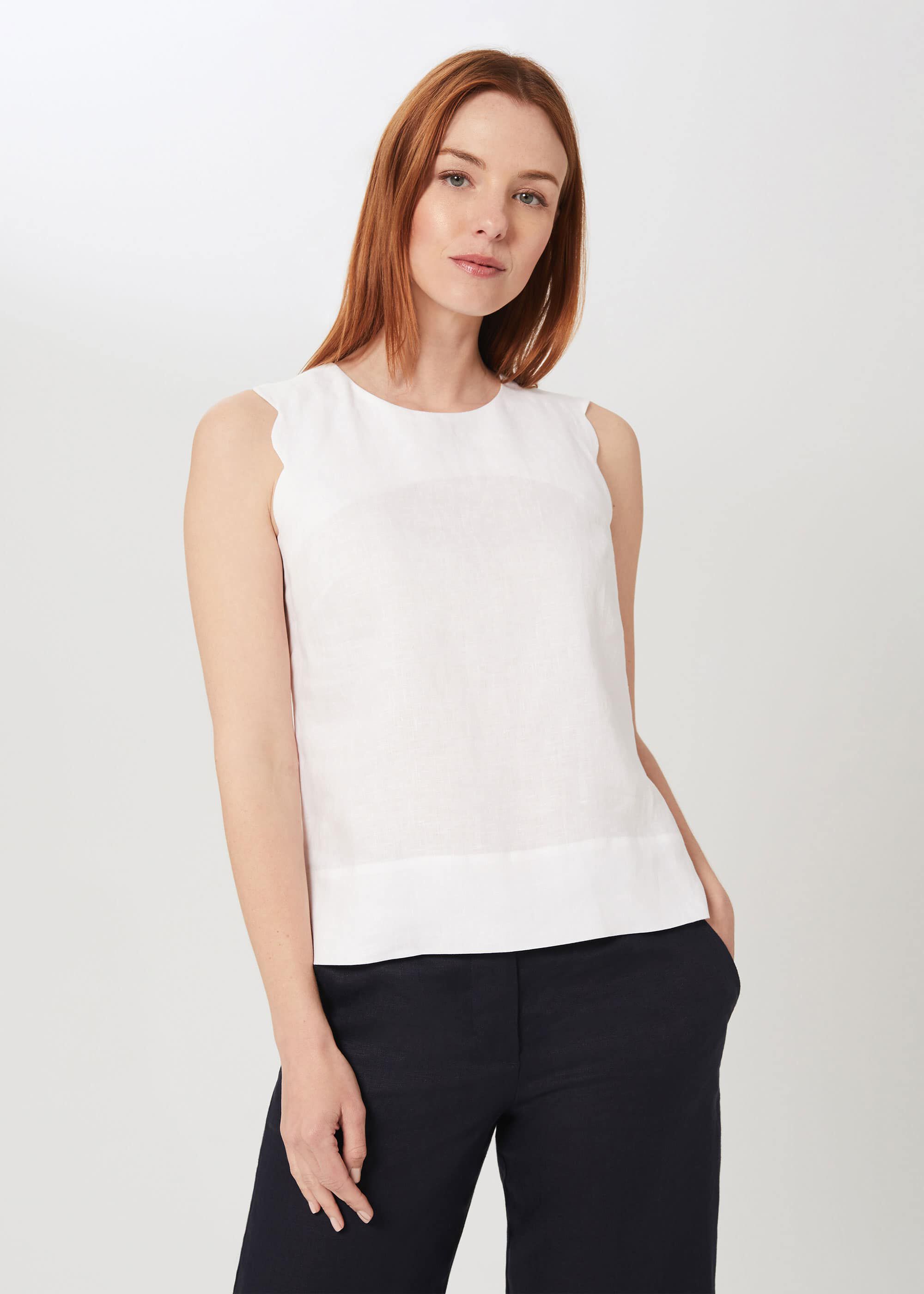 Finley Linen Top | Hobbs