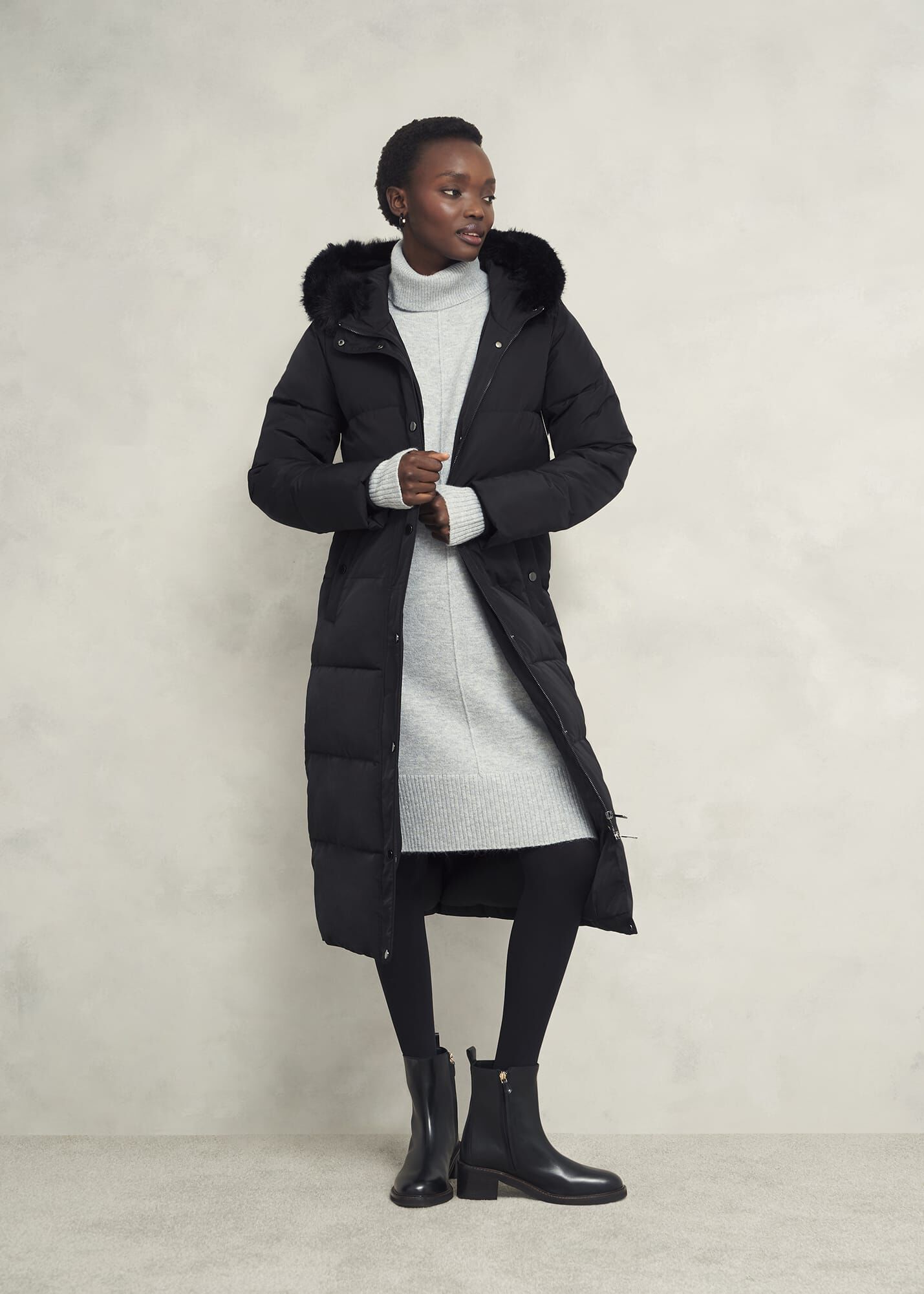 【海外限定】Hobbs パファーコート☆Tyla Puffer Coat, Black Tyla Puffer | Hobbs UK |