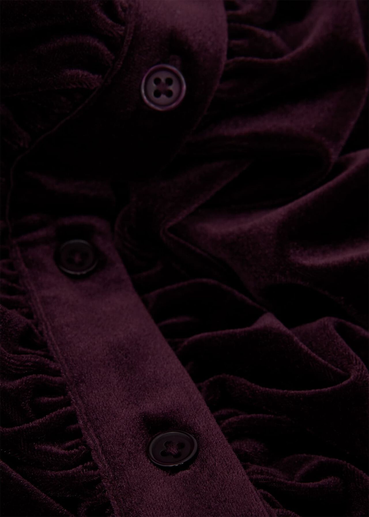 Velvet Hattie Top, Maroon Purple, hi-res