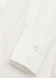 Eva Silk Shirt, Ivory, hi-res