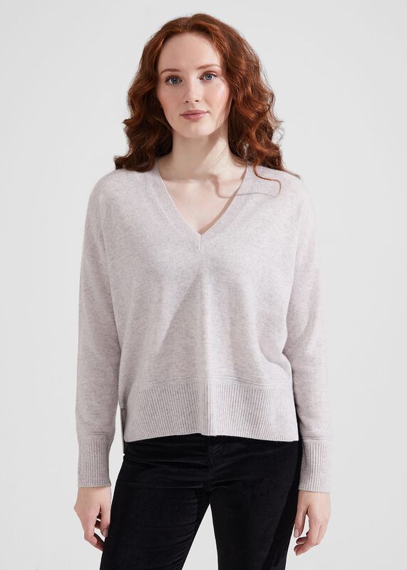 Jessa V Neck Cashmere Sweater