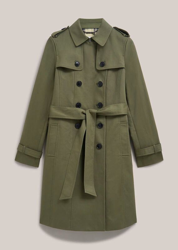 Skylar Shower Resistant Trench Coat