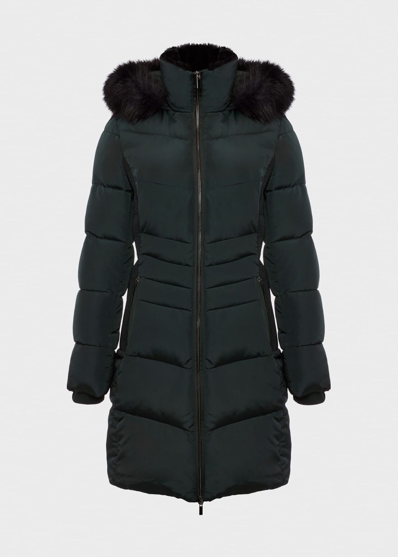 Petite Tali Puffer, Dark Ivy Green, hi-res