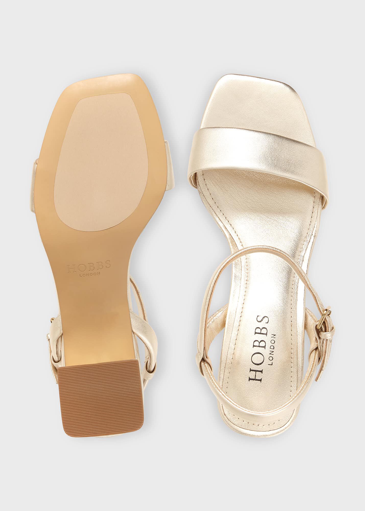 Hobbs outlet gold sandals