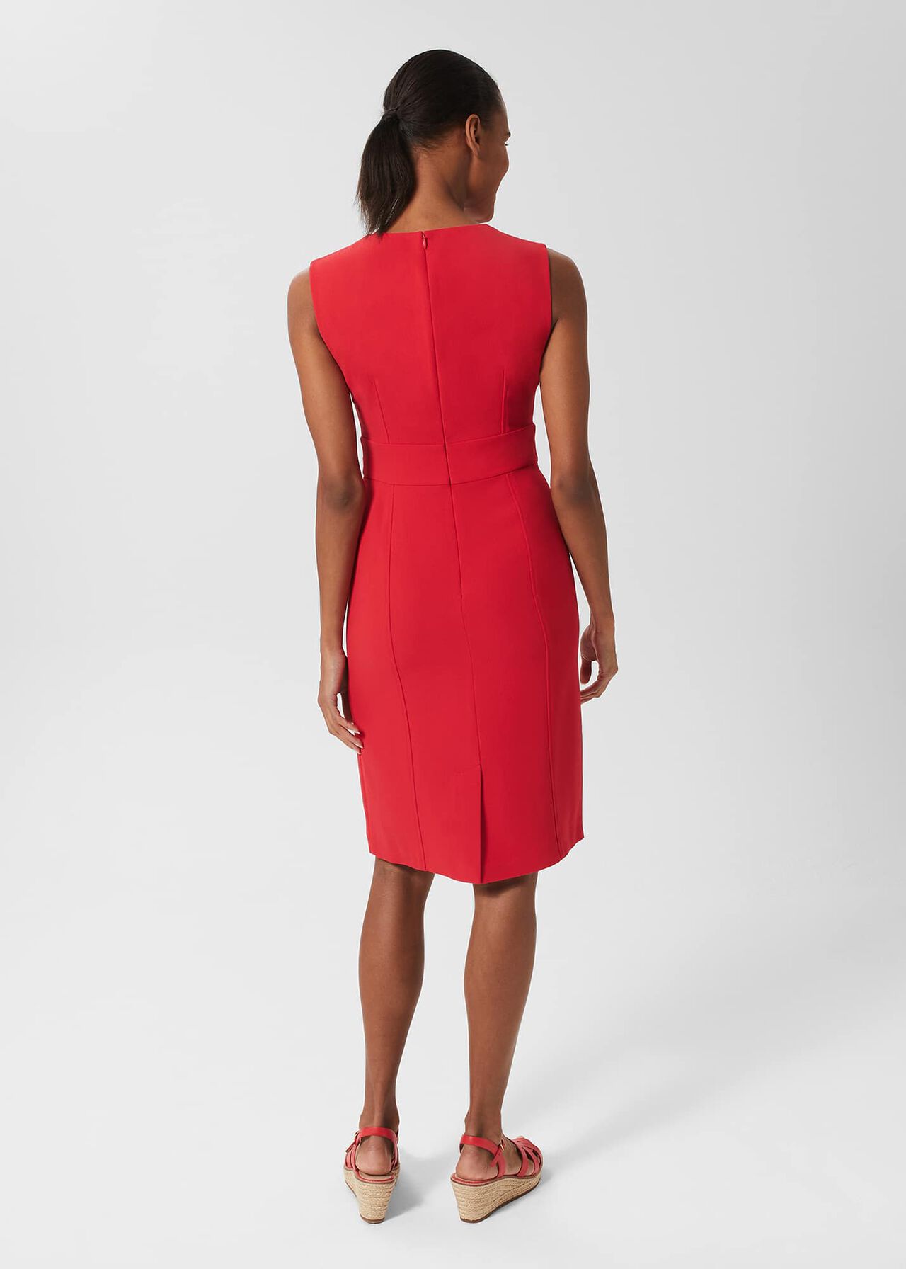 Alyssa Dress, Flame Red, hi-res