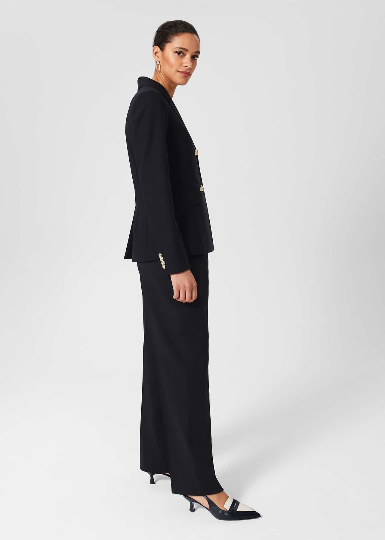 Fara Trousers, Navy, hi-res