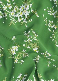 Carly Dress, Green Ivory, hi-res