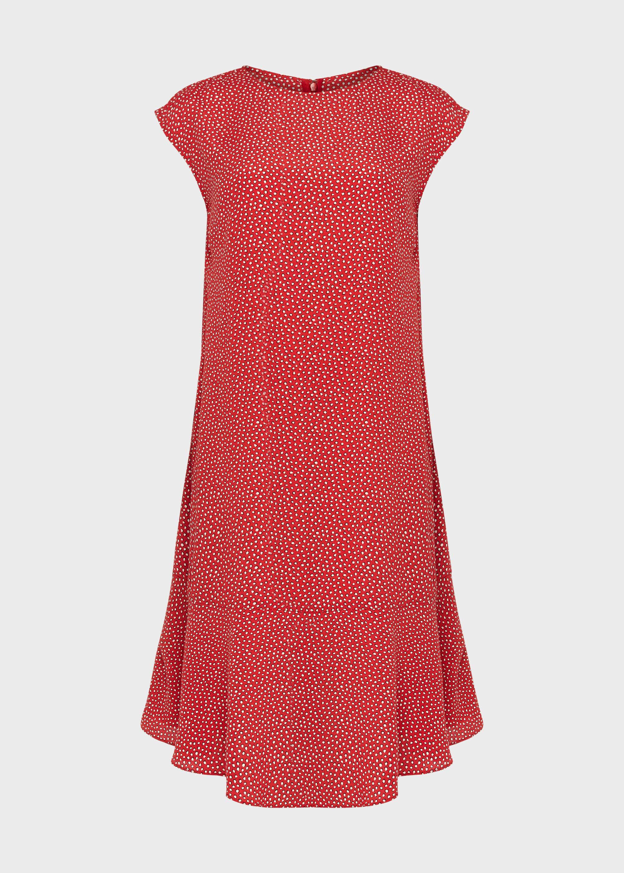 【関税なし】HOBBS ホッブス catalina ベルベット ドレス プチ Catalina Printed Dress | Hobbs US |