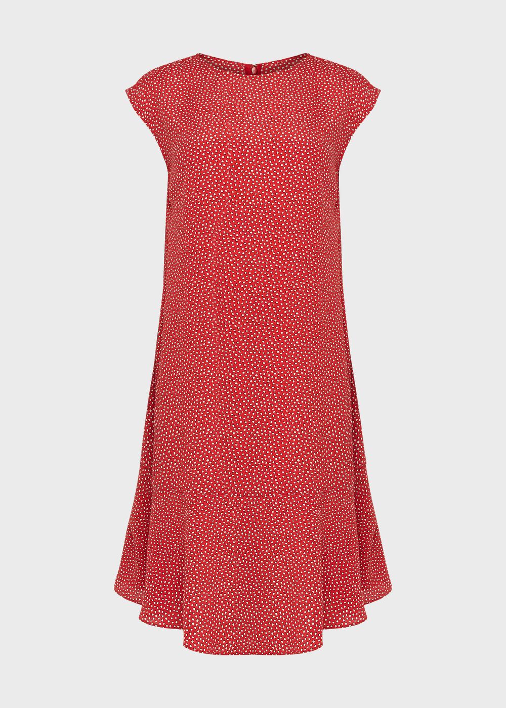 Catalina Printed Dress, Raspberry Ivory, hi-res