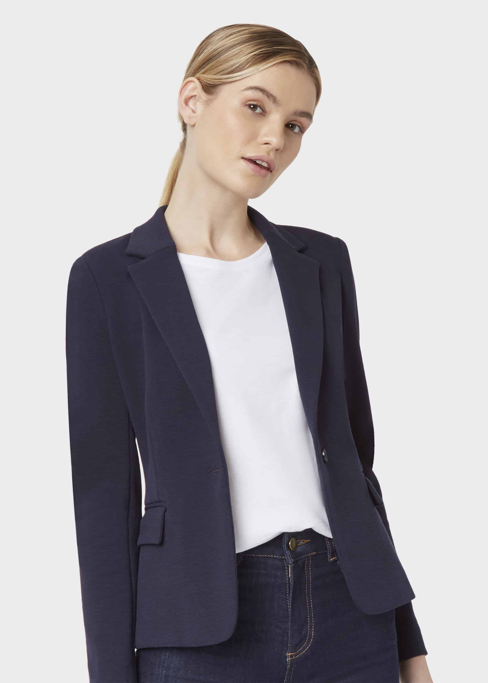 hobbs navy blazer