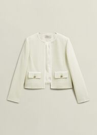 Hattie Jacket, Ivory, hi-res