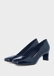 Myra Court Shoes, Navy, hi-res