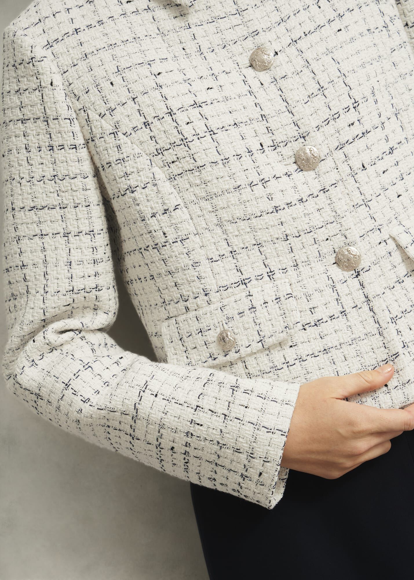 Jessie Cotton Blend Jacket | Hobbs UK |