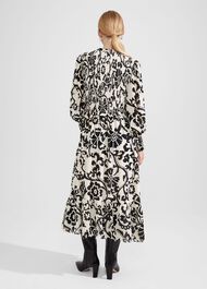 Marie Dress, Ivory Black, hi-res