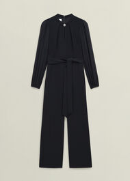 Rosamund Gem Detail Jumpsuit, Black, hi-res