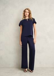Lulu Embellished Top, Midnight, hi-res