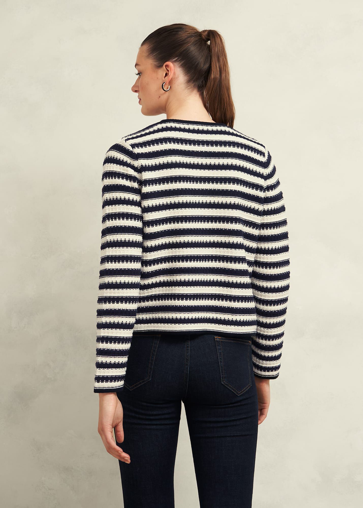 高感度ショップで2023年売れたブランド Knitted Cotton Milly Jacket | US Hobbs | ジャケット・アウター