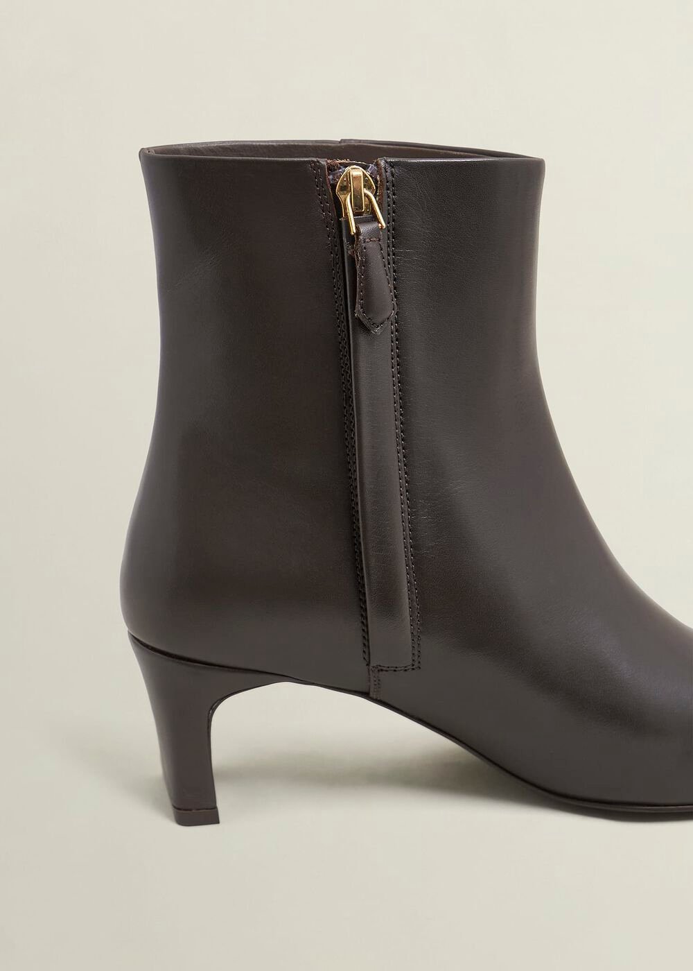 Isla Ankle Boots, Chocolate Brown, hi-res