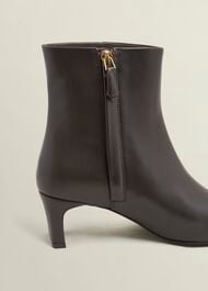 Isla Ankle Boots, Chocolate Brown, hi-res
