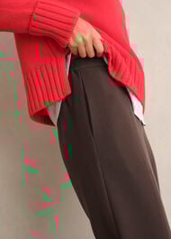 Marina Trousers, Deep Brown, hi-res