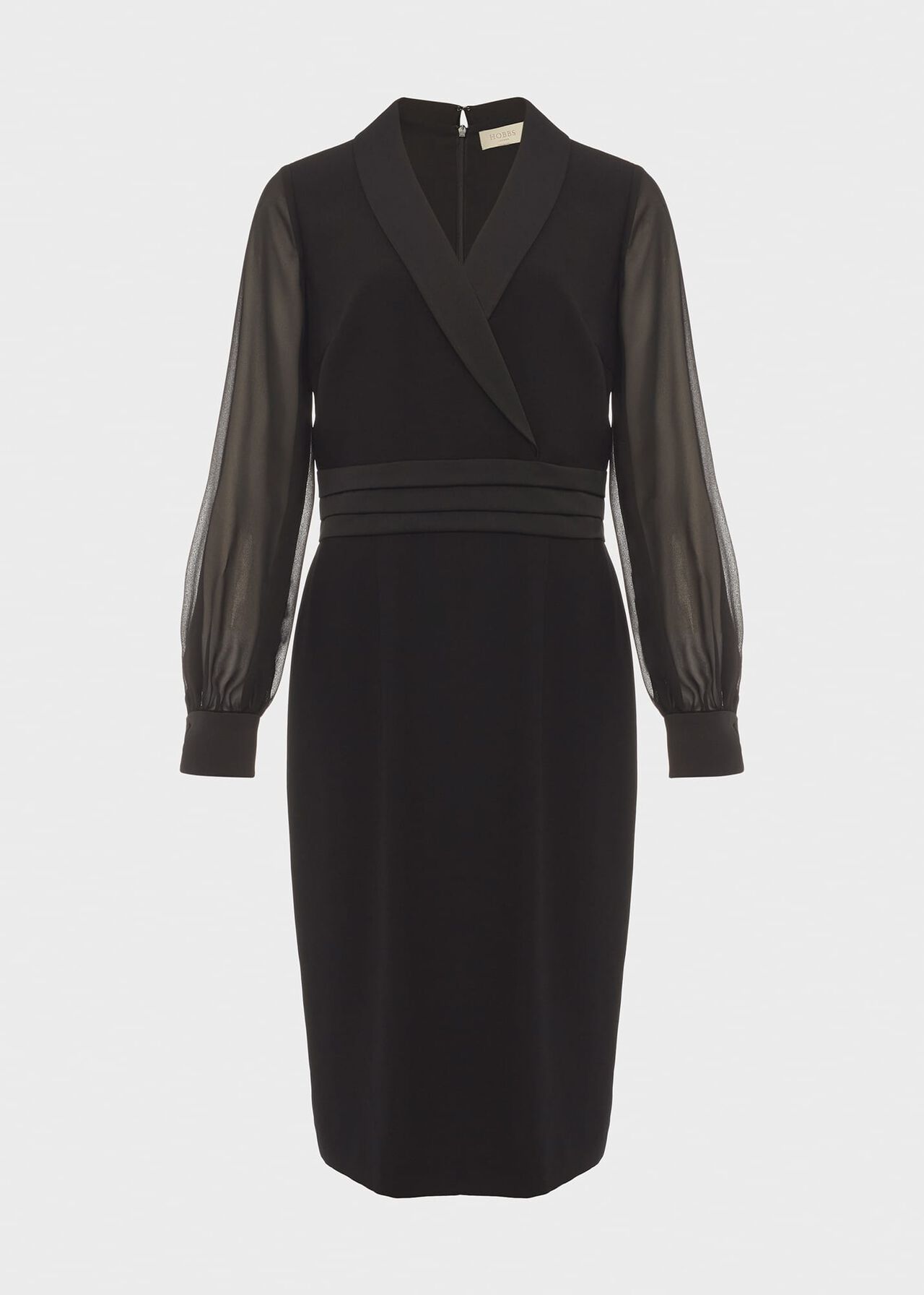 Fridah Tux Dress, Black, hi-res