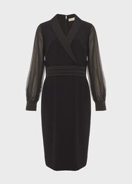 Fridah Tux Dress, Black, hi-res