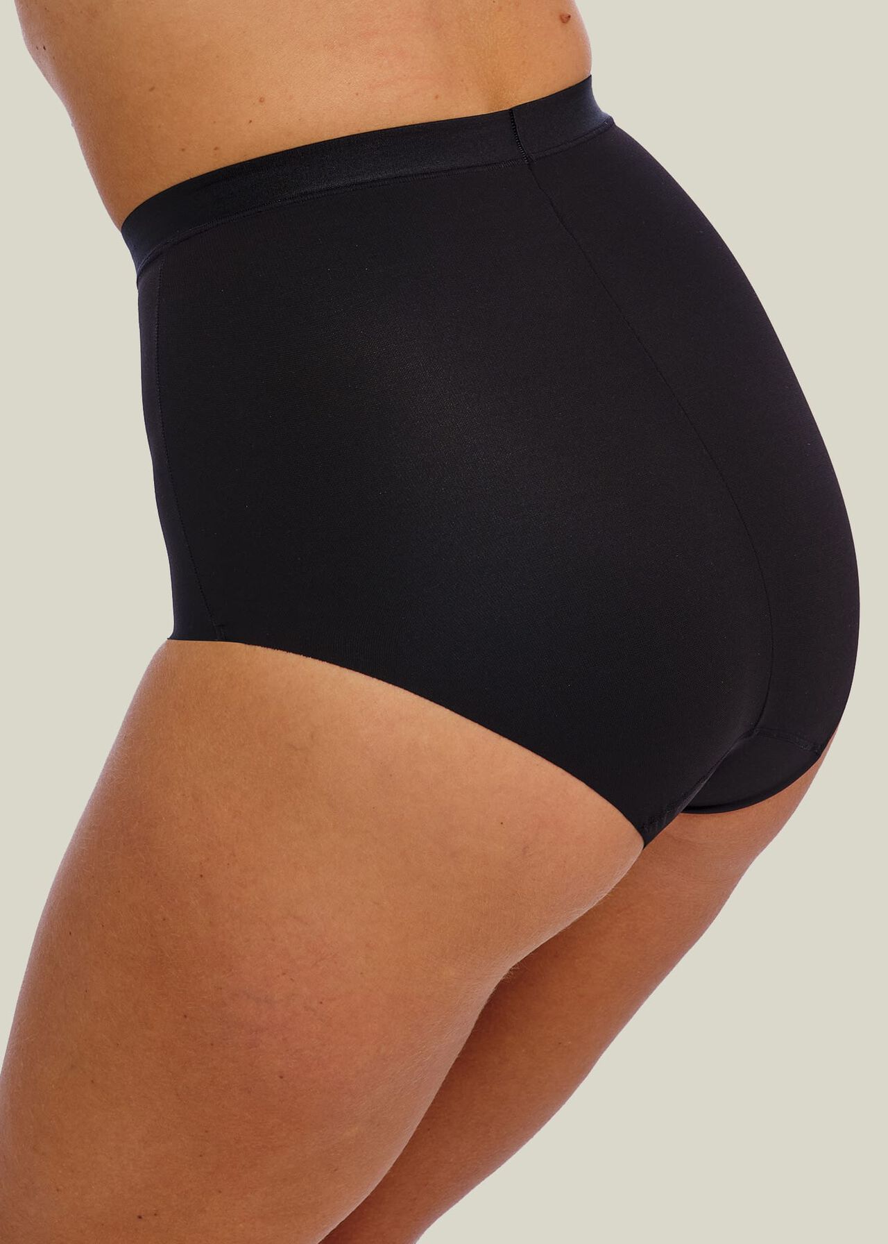Firm Control Hourglass Shaping Brief , Black, hi-res