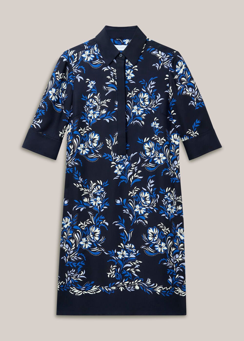 Marciella Dress, Navy Multi, hi-res