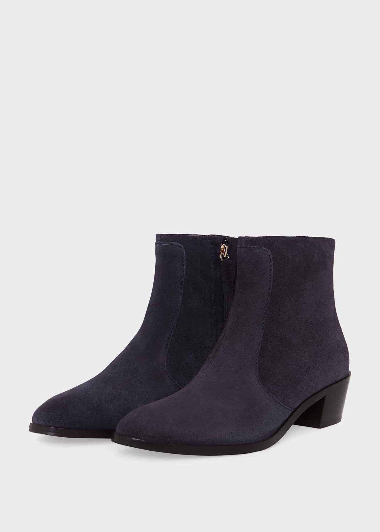 Shona Ankle Boots, Navy, hi-res
