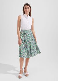Melina Skirt, White Multi, hi-res