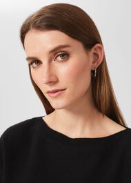 Corinna Earrings, Silver, hi-res