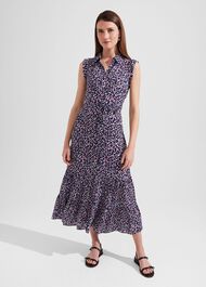 Petite Esme Dress, Navy Multi, hi-res