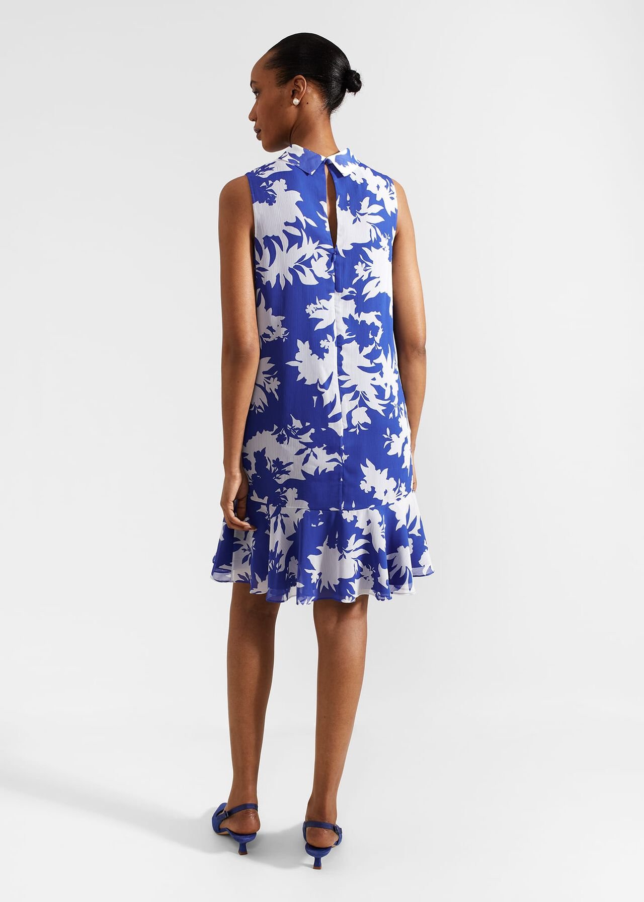 Madeline Dress, Blue Ivory, hi-res