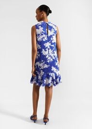 Madeline Dress, Blue Ivory, hi-res