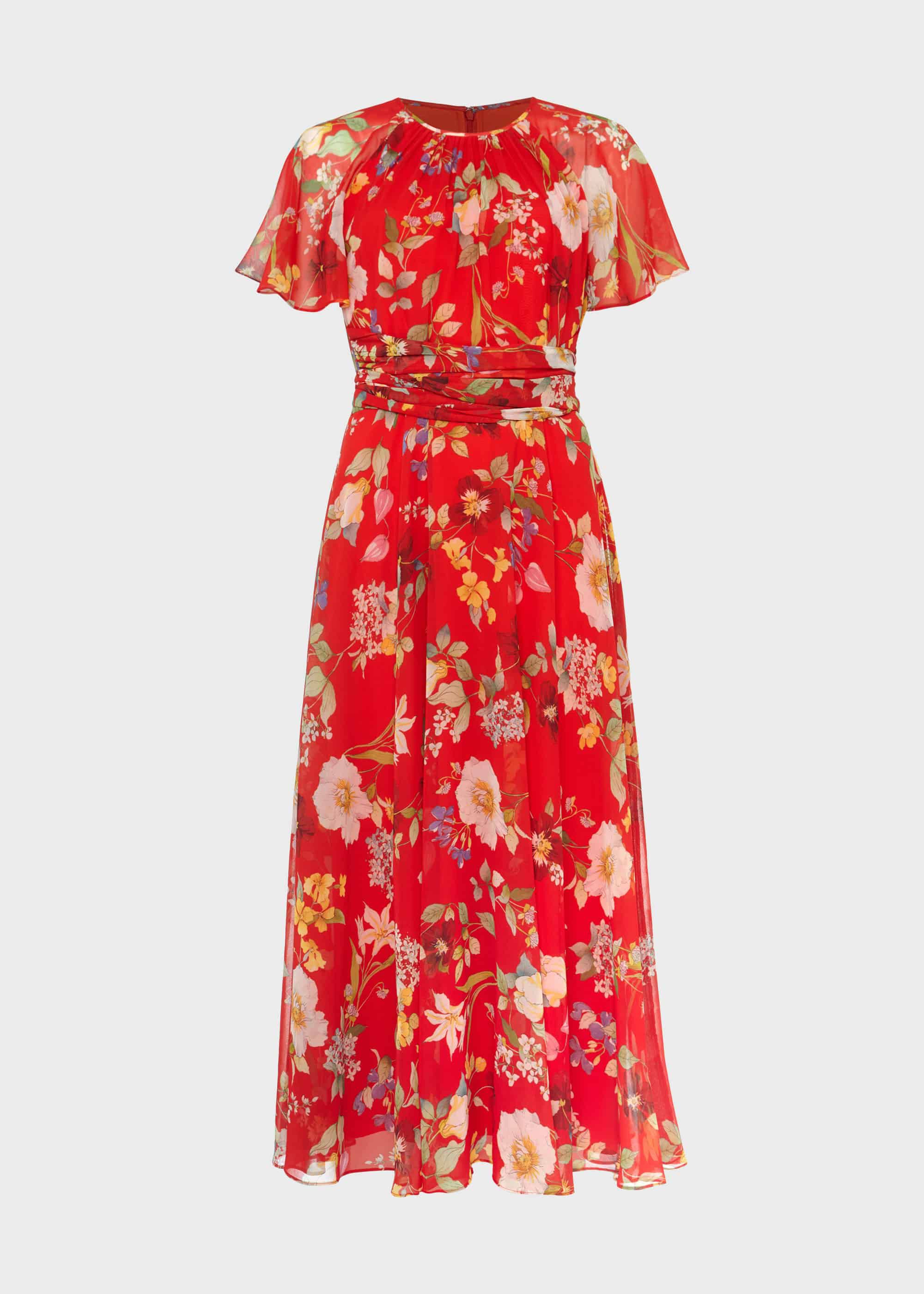 Hobbs sarah midi dress shop