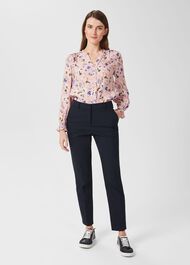 Sutton Floral Blouse , Pink Multi, hi-res