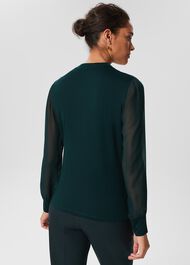 Margot Top, Pine Green, hi-res
